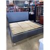 Image 2 : UPHOLSTERED KING SIZE BED FRAME