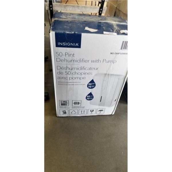 INSIGNIA DEHUMIDIFIER - TESTED WORKING