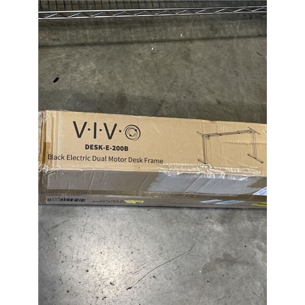 VIVO BLACK ELECTRIC DUAL MOTOR DESK FRAME