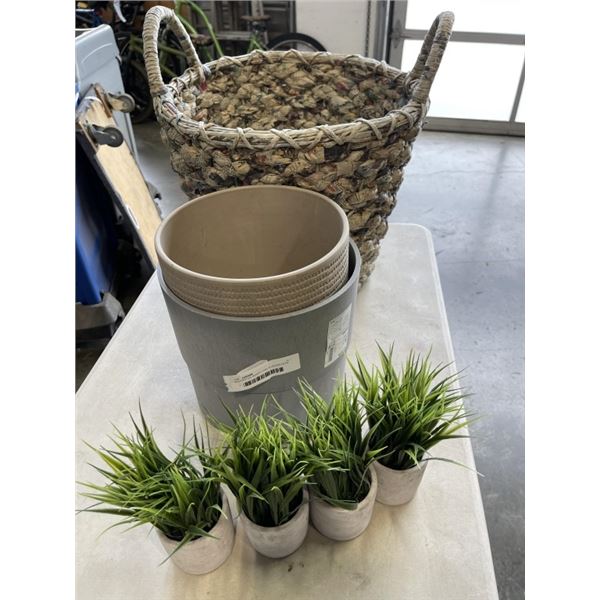 DECORATIVE BASKET AND PLANTER POTS