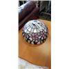 Image 1 : LEADED GLASS LAMP SHADE