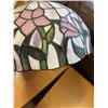 Image 3 : LEADED GLASS LAMP SHADE