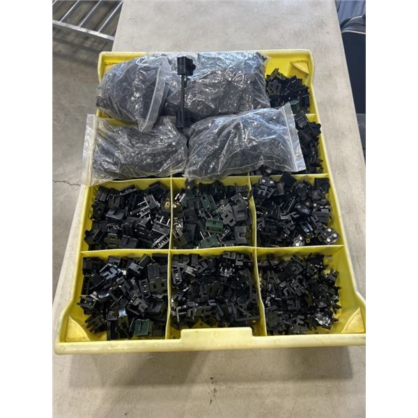 TRAY OF NEW PLUG EXTENSION ADAPTORS