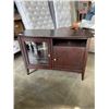 Image 1 : GLASS DOOR MEDIA CABINET