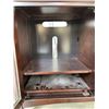 Image 2 : GLASS DOOR MEDIA CABINET