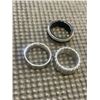 Image 1 : 3 STAMPED RING BANDS