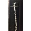 Image 3 : NEW PLATINUM PLATED 8.0CT PEAR CUT SIMULATED DIAMOND (CZ) BRACELET, 7" LONG