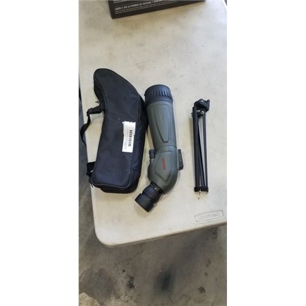 TASCO ANGLED SPOTTING SCOPE WITH TRIPOD IN SOFT CASE