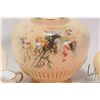 Image 3 : Selection of antique Royal Worcester Blush Ivory including lidded rose jar with hand painted florals