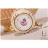 Image 4 : Selection of antique Royal Worcester Blush Ivory including lidded rose jar with hand painted florals