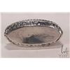 Image 4 : Antique Edwardian sterling silver snuff box with repousse decoration and stamped Birmingham 1907