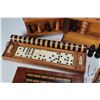 Image 3 : Antique F.H. Ayres Compendium of Games including chess, checkers, backgammon, draughts, dominos, car