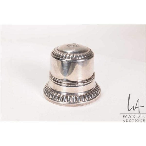 Vintage Birks sterling silver ring box