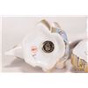 Image 4 : Two Royal Crown Derby Imari gold button paperweights including crab and dolphin