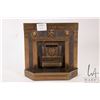 Image 1 : Antique brass fireplace bank "Keep the Ries Clean Maggie 1895" 5 3/4" in height, plus a brass Lochlo