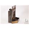 Image 2 : Antique brass fireplace bank "Keep the Ries Clean Maggie 1895" 5 3/4" in height, plus a brass Lochlo