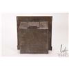 Image 3 : Antique brass fireplace bank "Keep the Ries Clean Maggie 1895" 5 3/4" in height, plus a brass Lochlo