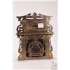Image 1 : Antique fireplace motif brass money box / letter holder