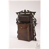 Image 2 : Antique fireplace motif brass money box / letter holder