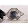 Image 2 : Antique Mappin & Webb Ltd. sterling silver, double handled pierced dish, with British sterling hallm