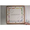 Image 2 : Game box with vintage Monopoly board and checker game on verso with game pieces and dice plus a boxe
