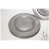 Image 2 : Six antique Watts, London pewter plates circa early 1800's, each 9 1/2" in diameter