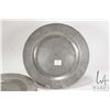 Image 3 : Six antique Watts, London pewter plates circa early 1800's, each 9 1/2" in diameter
