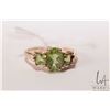 Image 2 : 10kt yellow gold and peridot gemstone ring, size 8.75