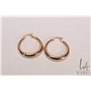 Image 1 : 10kt yellow gold hoop earrings