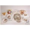 Image 2 : Selection of vintage and collectible china teacups and saucers including Wedgwood, Sutherland, Parag