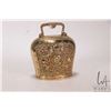 Image 1 : Antique brass/ bronze Renaissance Revial cowbell, 5" in height