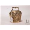 Image 2 : Antique brass/ bronze Renaissance Revial cowbell, 5" in height