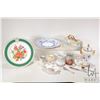 Image 1 : Selection of vintage and antique porcelain collectibles including Coalport lidded urn, small jugs, h