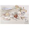 Image 2 : Selection of vintage and antique porcelain collectibles including Coalport lidded urn, small jugs, h