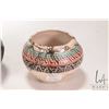 Image 2 : Two pieces of native American pottery including Pueble pot signed by artist Octavia Andrew, 5" in he