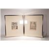 Image 1 : Peter Barger, two framed limited edition lithographs including "Boy's Dreams", 37/150 and woman with