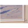Image 3 : Bill Duma, framed acrylic on board painting, titled on verso "Dusk Reflections", 12" X 16"