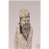 Image 2 : Antique/ vintage hand carved Shoulao figure on wooden base, 12" in height