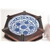 Image 3 : Three Asian china collectibles including monochrome rouge glazed bowl 5 1/2" in diameter, polychrome