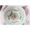 Image 6 : Three Asian china collectibles including monochrome rouge glazed bowl 5 1/2" in diameter, polychrome