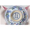 Image 7 : Three Asian china collectibles including monochrome rouge glazed bowl 5 1/2" in diameter, polychrome