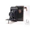 Image 1 : Vintage Eastman Kodiak Co. No. A1 Pocket Kodiak camera with leather carrying case, circa 1910-1930s