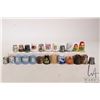 Image 1 : Twenty three vintage and collectible thimbles including Wedgwood Jasperware, Royal Albert porcelain,