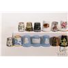 Image 2 : Twenty three vintage and collectible thimbles including Wedgwood Jasperware, Royal Albert porcelain,