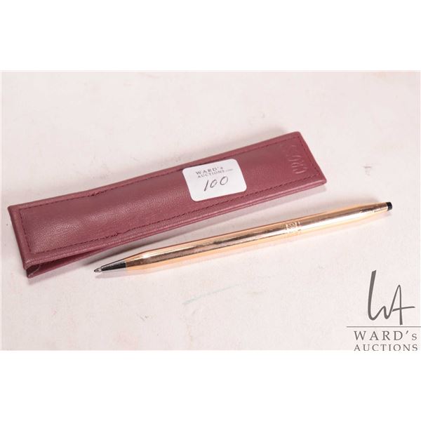 Cross 14kt gold filled ball point pen