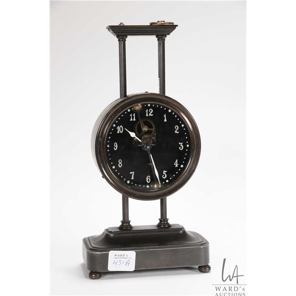Antique silent possible "Kee-Less Watson" gravity clock, circa 1925, working at time of cataloguing
