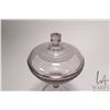 Image 3 : Antique Nova Scotia Glass lidded comport, circa 1880, 10" in height