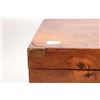 Image 11 : Antique leather topped, rosewood folding writing slope marked A. Sutherland Edinburgh, includes orig
