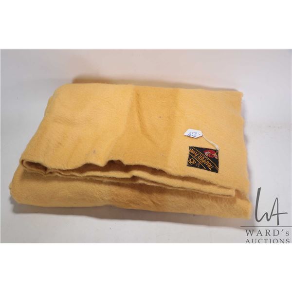 Vintage genuine Trapper Point, four point wool blanket, made in England for Eatons, 73" X 88"