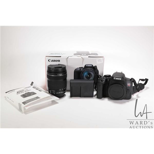 Canon EOS Rebel T71 digital camera, appears new in box with all accompanying paperwork and accessori